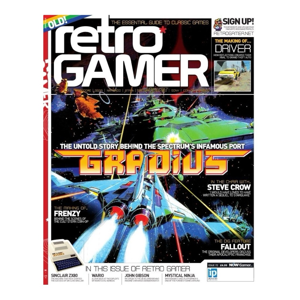 ISSUE 72 RETRO GAMER MAGAZINE - PRE-OWNED CONDITION